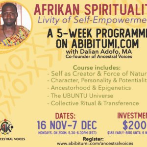Afrikan Indigenous Spirituality - A livity of self-empowerment