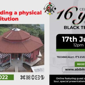 [Video Recording] Abibitumi.com, Celebrating 16 years from Digital Idea to Physical Institution: Looking at its Creation, Elevation, Plans for Future Innovation and beyond!