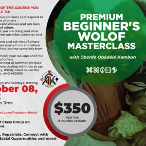 Premium Beginner's Wolof Masterclass