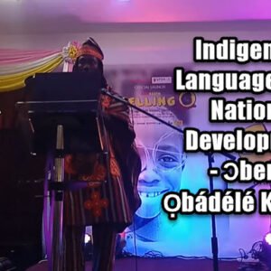 Indigenous Languages - Critical Data Source for National Development