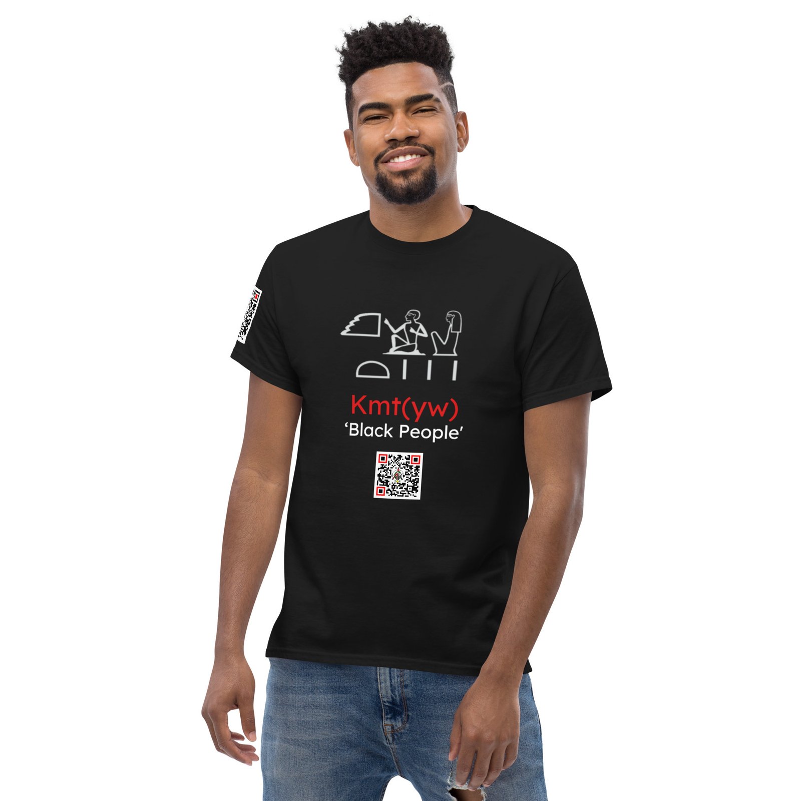 Kmt(yw) Hieroglyphics Tshirt - Image 2