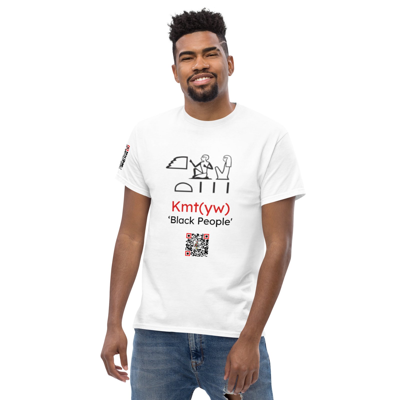 Kmt(yw) Hieroglyphics Tshirt - Image 2