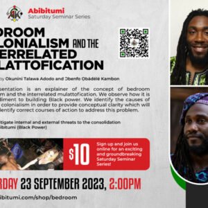 Video Recording SSS 57: Bedroom Colonialism and the Interrelated Mulattofication
