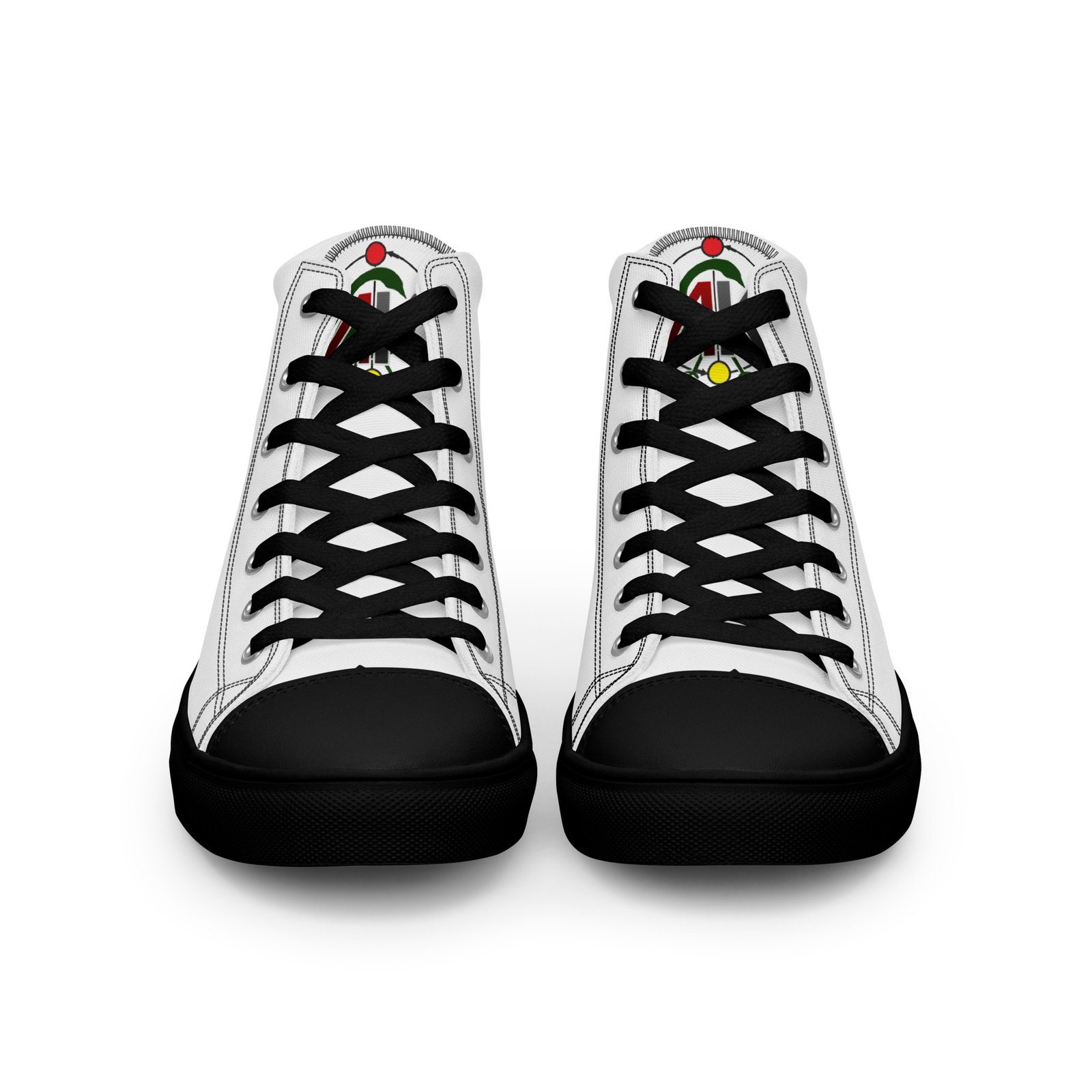 Men’s Abibitumi.com high top canvas shoes - Image 5