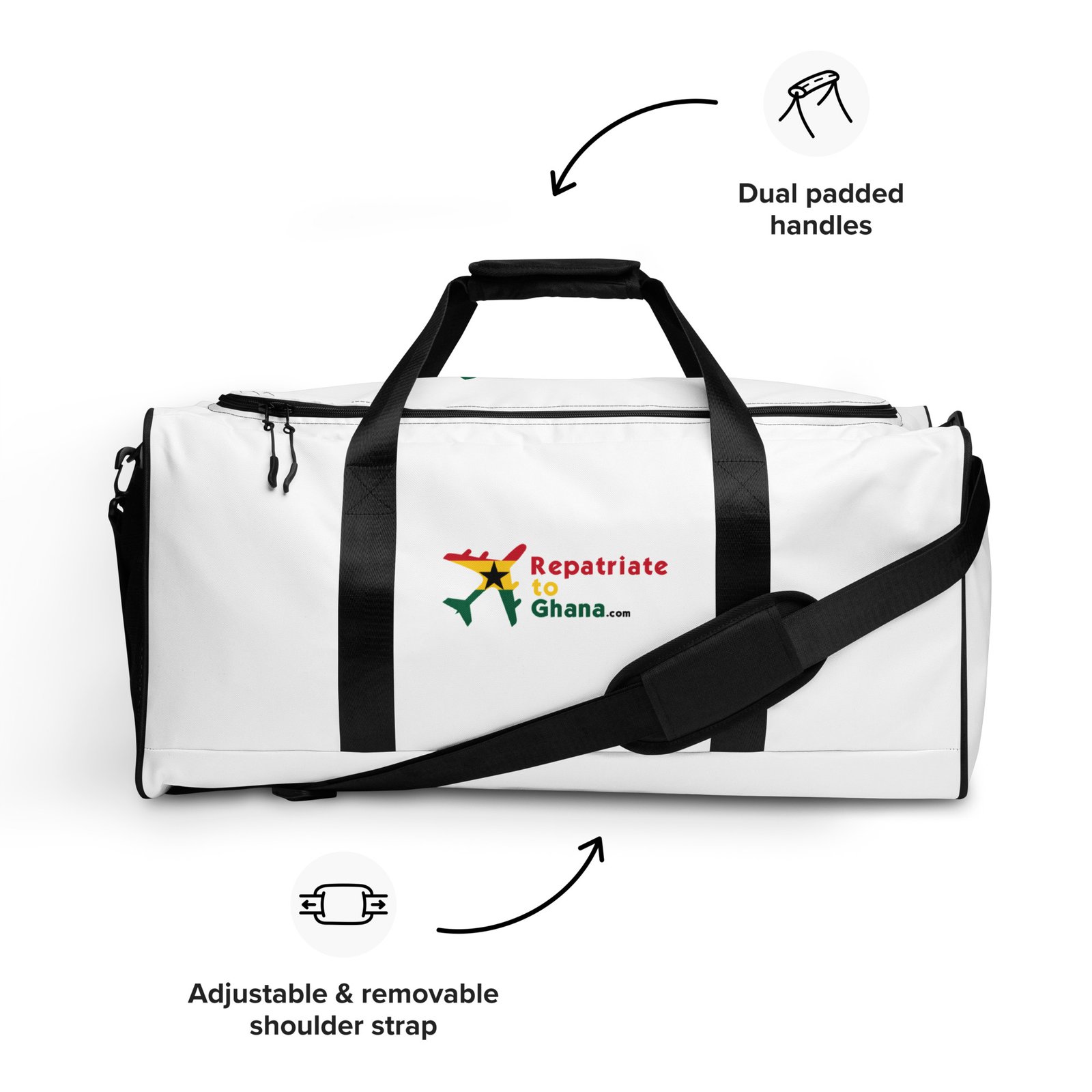 R2GH.com Repatriation Duffle bag - Image 3