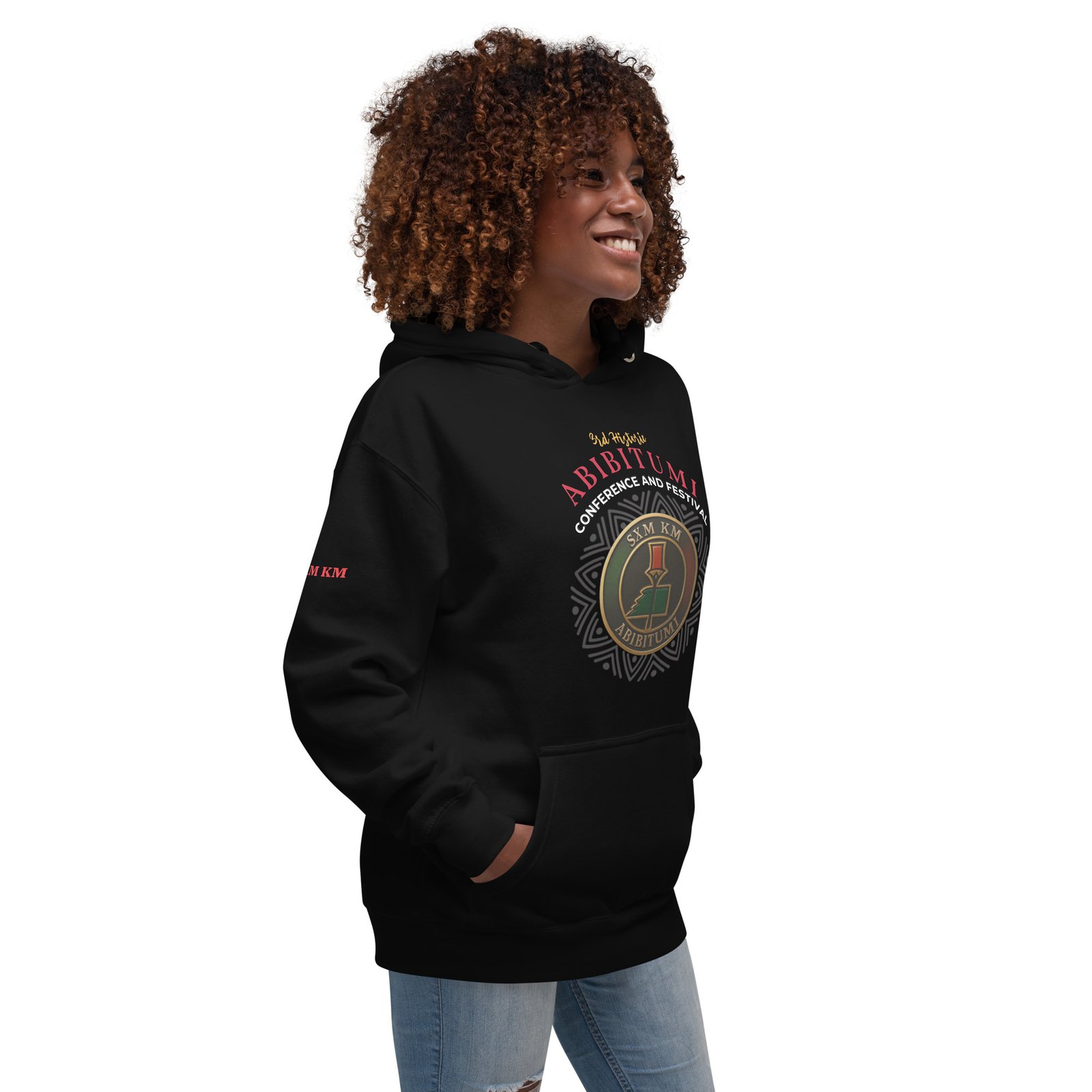 ABIBITUMI CONFERENCE & FESTIVAL Unisex Hoodie - BLACK - Image 4