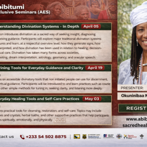 Paths to Healing: From Sacred Traditions to Self-Care, A Three-Part Workshop Series