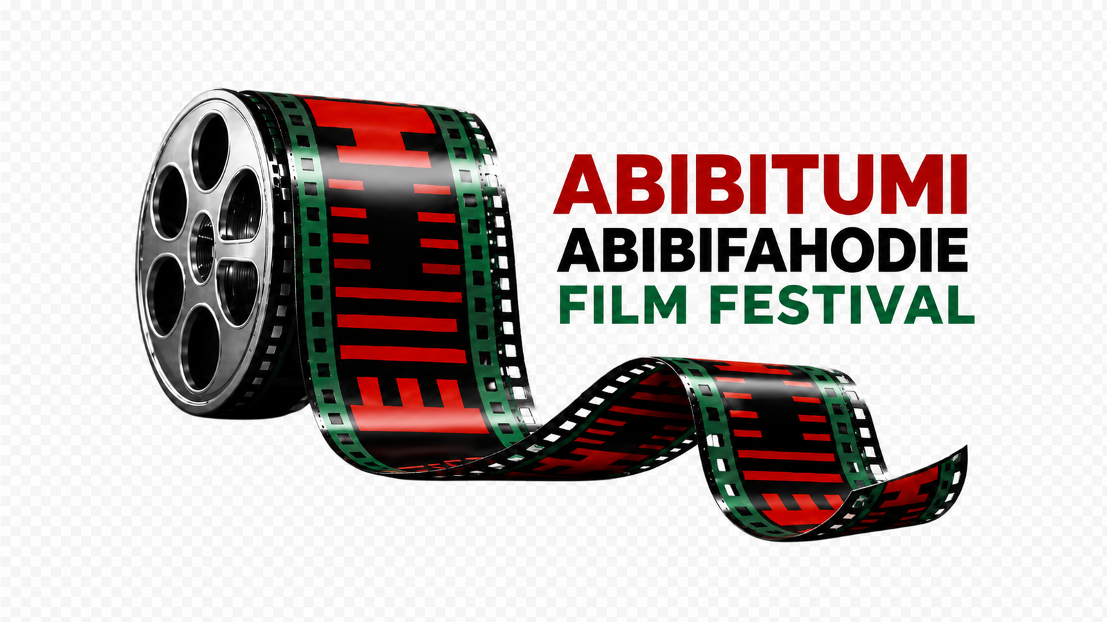 Official Abibitumi Abibifahodie Film Festival reel-and-patterned-filmstrip logo