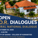 Official Open D.O.O.R. Dialogues flyer for the October 30, 2026 national dialogue
